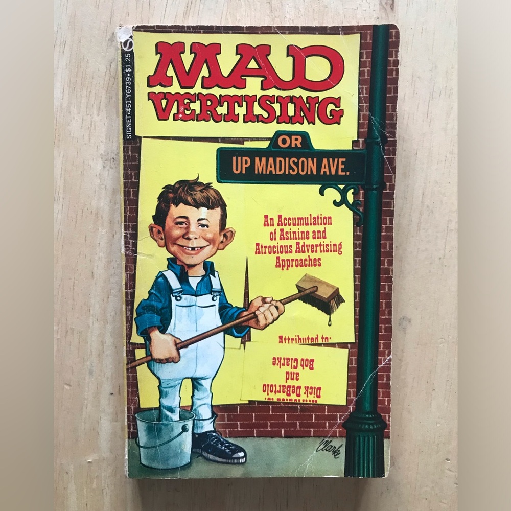 MAD Vertising or Up Madison Ave, 1972 First Printing, Signet, Paperback